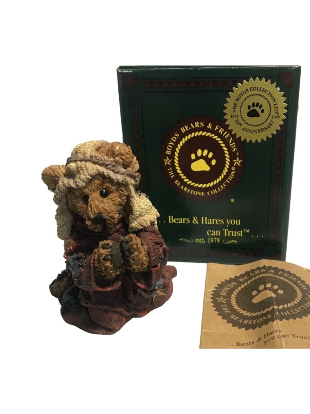 Boyds Bears & Friends Theresa as Mary Nativity Bearstone Resin Christmas